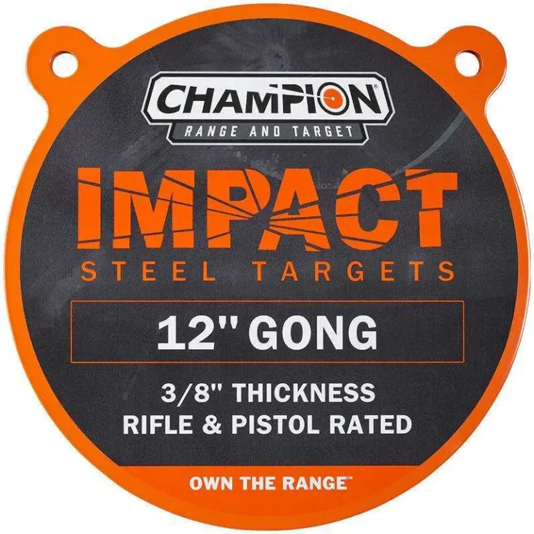 Impact Steel 12″ Gong Rifle Rated Sticker