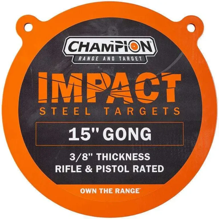Impact Steel 15″ Gong Rifle Rated Sticker