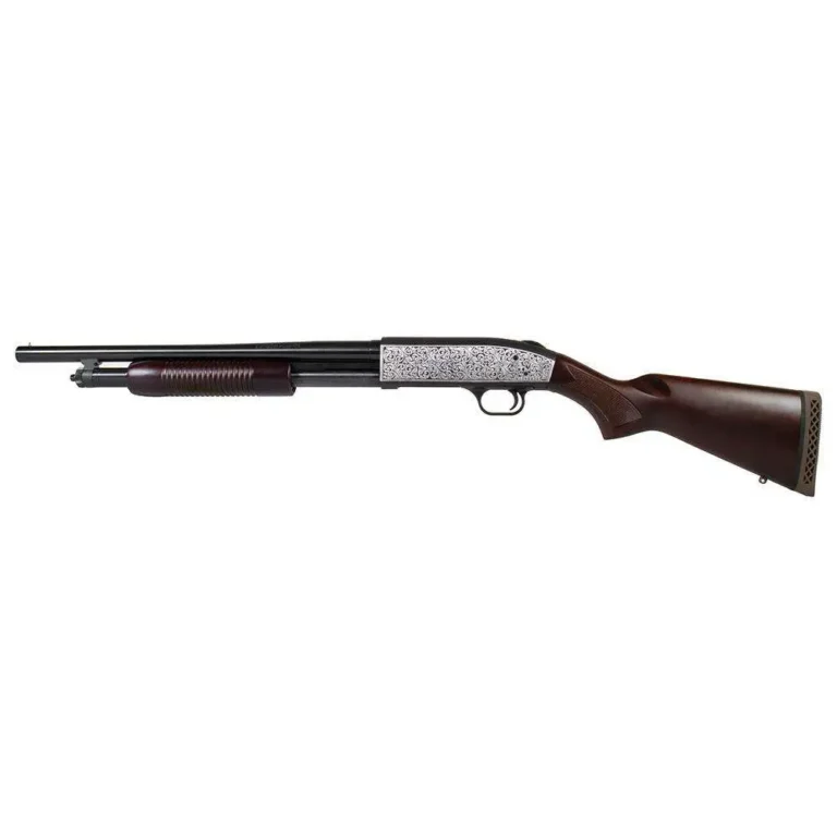 Mossberg Persuader 500 12GA Retrograde Series FILIGREE POLISHED Mossberg Persuader 500 12GA Retrograde Series FILIGREE POLISHED
