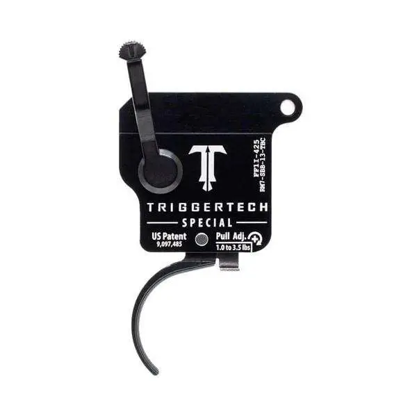 TRIGGERTECH REM MOD 7 SPECIAL CURVE TRIGGER SINGLE STAGE BLK/BLK TRIGGERTECH REM MOD 7 SPECIAL CURVE TRIGGER SINGLE STAGE BLK/BLK