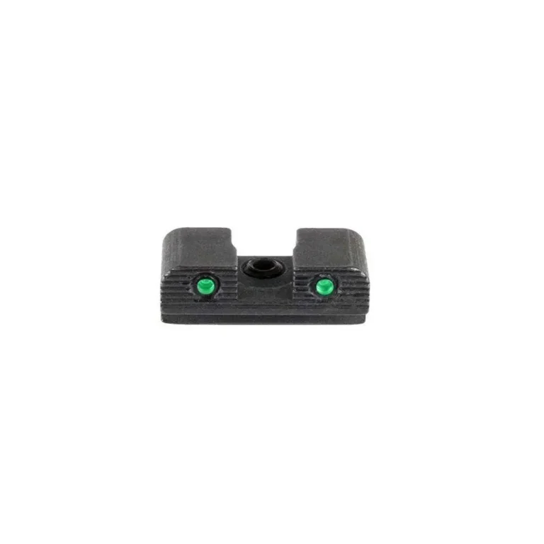 Tritium Rear Sight Sig/Sprgfld Green Tritium 2-Dot Black Outlines #10