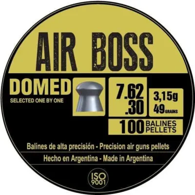 Apolo Air Boss Domed 49gr 7.62mm .30 Caliber 100rd