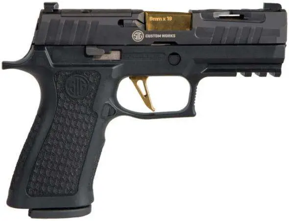 Sig Sauer P320V002 P320 XCarry Spectre 9mm Luger 3.90″ 17+1 Black Frame with Rail Black Nitron Stainless Steel Slide Black XCompact Laser Engraved Polymer Grip Includes XRay3 Day/Night Sights & 2 Mags Sig Sauer P320V002 P320 XCarry Spectre 9mm Luger 3.90″ 17+1 Black Frame with Rail Black Nitron Stainless Steel Slide Black XCompact Laser Engraved Polymer Grip Includes XRay3 Day/Night Sights & 2 Mags