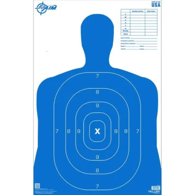 EZ AIM 23X35 PAPER TGT B27 PROSILHO 50PK WHT