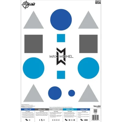 EZ AIM 23X35 PAPER TGT A2 MM TRAINTRGT 50PK
