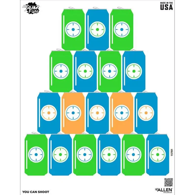 EZ AIM 24X19 PAPER TGT FUN YOU CAN 4PK MULTI EZ AIM 24X19 PAPER TGT FUN YOU CAN 4PK MULTI