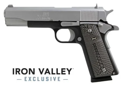 IVER 1911A1 9MM 5″ Two Tone Bl/CH 9rd