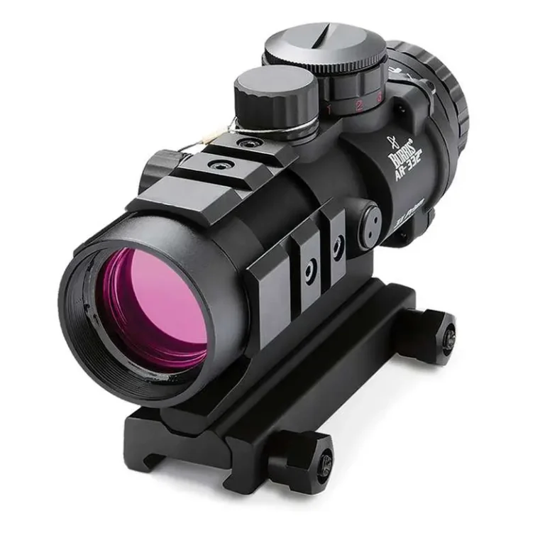 Burris 300208 AR-332  3x 32mm 4 MOA Illuminated Red/Green Ballistic CQ CR2032 Li