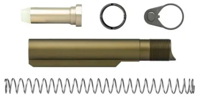 Aero Precision, Enhanced Carbine Buffer Kit, Buffer Tube Complete Assembly, Anodized Finish, Olive Drab Green, Fits AR10