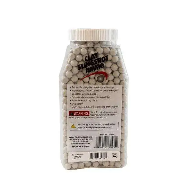 DAC Clay Slingshot Ammo 1500 ct DAC Clay Slingshot Ammo 1500 ct