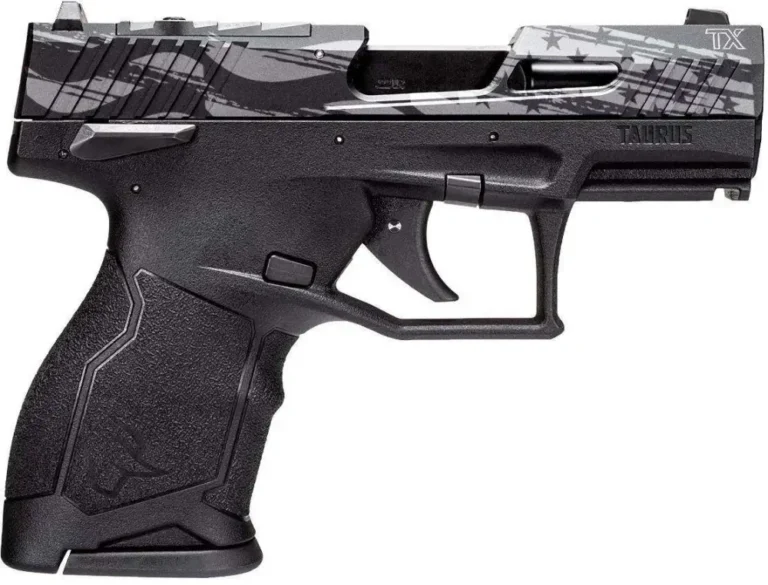 Taurus 1TX22131US5 TX22C T.O.R.O. Compact Frame 22 LR 13+1 3.60″ Matte Black Threaded Barrel, Engraved Distressed USA Flag Optic Ready/Serrated Slide, Black Polymer Frame Taurus 1TX22131US5 TX22C T.O.R.O. Compact Frame 22 LR 13+1 3.60″ Matte Black Threaded Barrel, Engraved Distressed USA Flag Optic Ready/Serrated Slide, Black Polymer Frame
