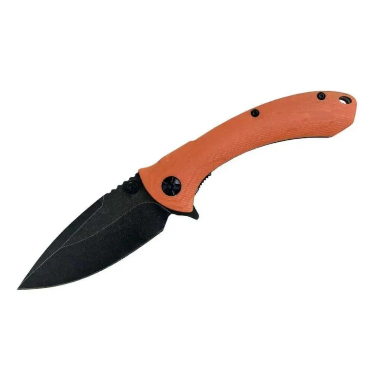 ABKT Knife Elite Protector II Tech Folder – Orange 3.5in Blade ABKT Knife Elite Protector II Tech Folder – Orange 3.5in Blade