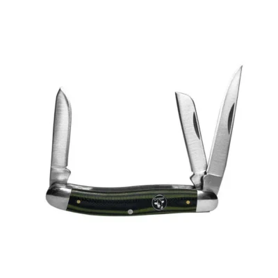 Cattleman Knife Cowhand Stockman – Green- 3 Blade (2.5in / 3.5in)