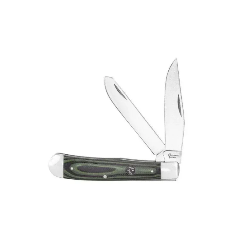 Cattleman Knife Cowhand Trapper – Green- 2 Blade (4.125in / 3.25in)