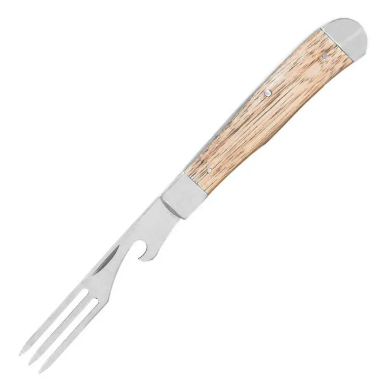 Cattleman Knife Chuckwagon Knife 3.25in Blade & Fork Blade