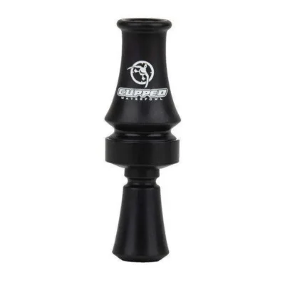 Cupped Comeback Quack Double Reed- Black  Game Call