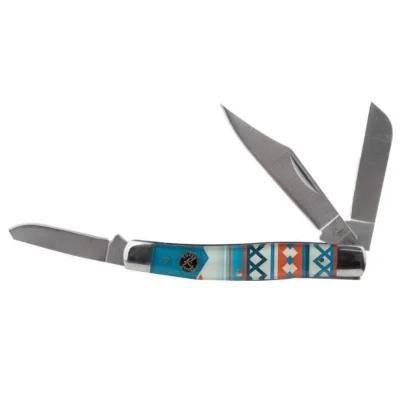 Roper Knife Sunset Series Stockman Western 3 Blade 3in