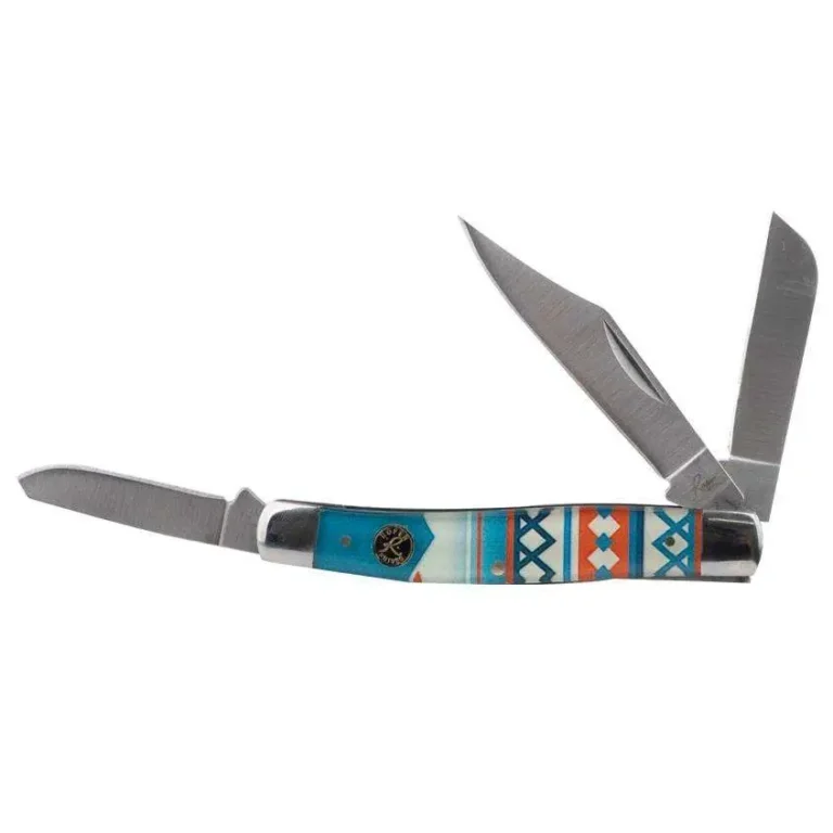 Roper Knife Sunset Series Stockman Western 3 Blade 3in Roper Knife Sunset Series Stockman Western 3 Blade 3in