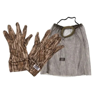 Grind Face Mask and Glove Combo Pack Mossy Oak Bottomland