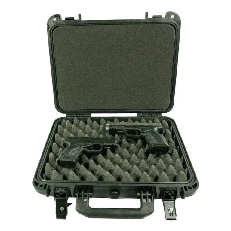 BOYT H15 COMPACT DBL HANDGUN/ACC HARD CASE�BLK 15″