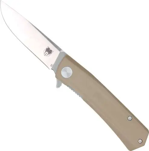 CobraTec Serpent Folder Knife Folding Blade Tan