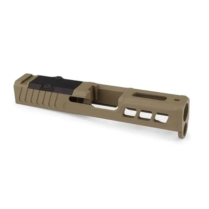 ZPS.3 SLIDE 9MM LUGER OPTICS READY FOR GLOCK® 43/43X ZPS.3 SLIDE GLOCK 43/43X 9MM LUGER OPTIC READY FDE ZPS.3 SLIDE 9MM LUGER OPTICS READY FOR GLOCK® 43/43X ZPS.3 SLIDE GLOCK 43/43X 9MM LUGER OPTIC READY FDE