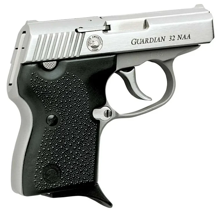NAA GUARDIAN Guardian 32 NAA 2.50″ 6+1 Stainless Steel Black Rubber NAA GUARDIAN Guardian 32 NAA 2.50″ 6+1 Stainless Steel Black Rubber