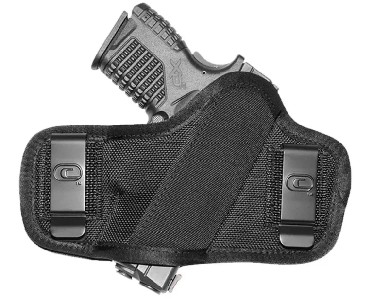 Crossfire CRFCLPONSA1C3 Clip-On Black 1680D Ballistic Nylon OWB 3-3.5″ Compact Crossfire CRFCLPONSA1C3 Clip-On Black 1680D Ballistic Nylon OWB 3-3.5″ Compact