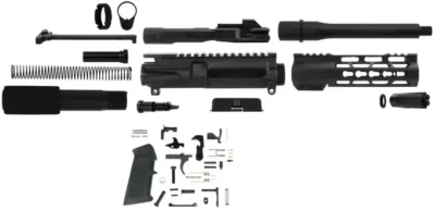 TacFire SSPK9MMLPK7K AR Build Kit  9mm Luger Pistol Black 7.5″ Barrel