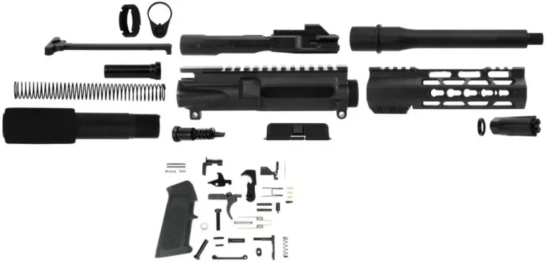TacFire SSPK9MMLPK7K AR Build Kit  9mm Luger Pistol Black 7.5″ Barrel