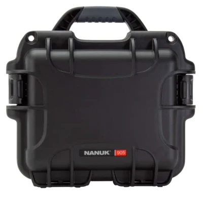 Nanuk Pistol and Accessory Hard Case w/Foam Black 9.4 in. x 7.4 in. x 5 in.