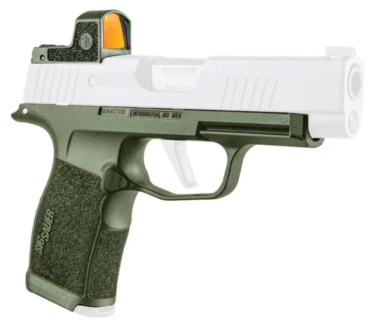 Sig Sauer, ROMEO ZERO, Reflex, 1X22mm, Red Dot, 3 MOA, OD Green 365XL Grip Module, Fits Sig P365XL with or without Manual Safety