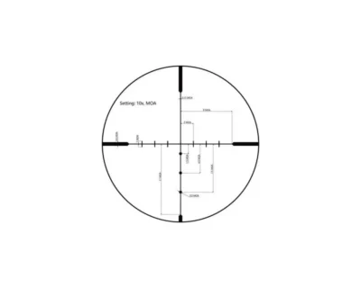 Viridian LYXA Rifle Scope 4-16×44 1″ SFP BDC MOA Non-Illum