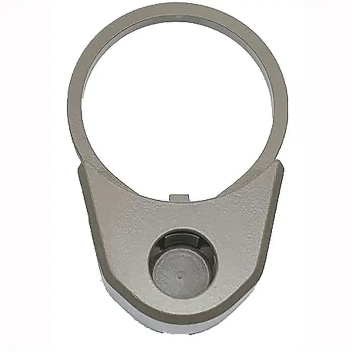 AR-15 END PLATE W/ 3-QD SLING SWIVEL SOCKETS STEEL END PLATE W/ 3-QD SLING SWIVEL SOCKETS FDE CERAKOTE