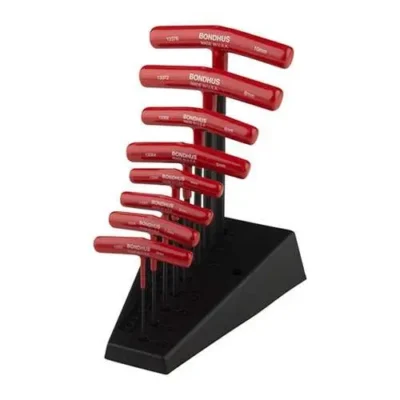 T-HANDLE HEX TOOL SET METRIC HEX T-HANDLE 8-PIECE SET