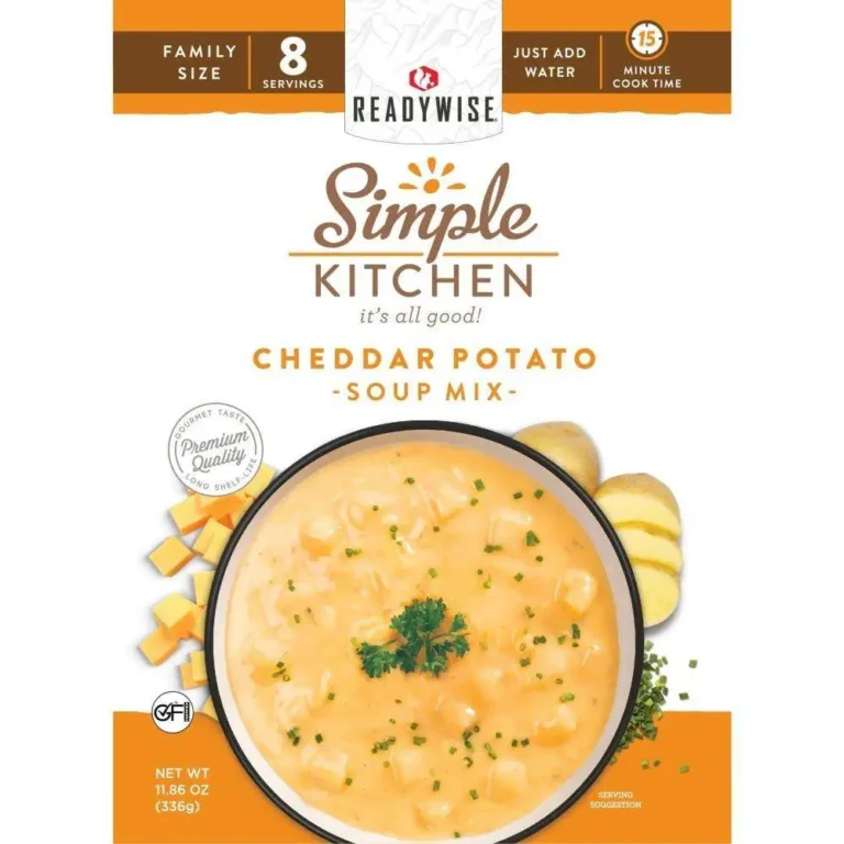 Readywise Simple Kitchen Cheddar Potato Soup Single Pouch Readywise Simple Kitchen Cheddar Potato Soup Single Pouch