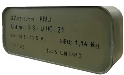 Romarm 7.62×39 123g FMJ 20rds/bx Romanian Steel Surplus 660rd Can