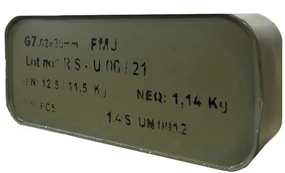 Romarm 7.62×39 123g FMJ 20rds/bx Romanian Steel Surplus 660rd Can Romarm 7.62×39 123g FMJ 20rds/bx Romanian Steel Surplus 660rd Can