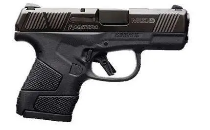 Mossberg 89002 MC1 Sub-Compact 9mm Luger 3.40″ 6+1 & 7+1 Black Black Stainless S Mossberg 89002 MC1 Sub-Compact 9mm Luger 3.40″ 6+1 & 7+1 Black Black Stainless S