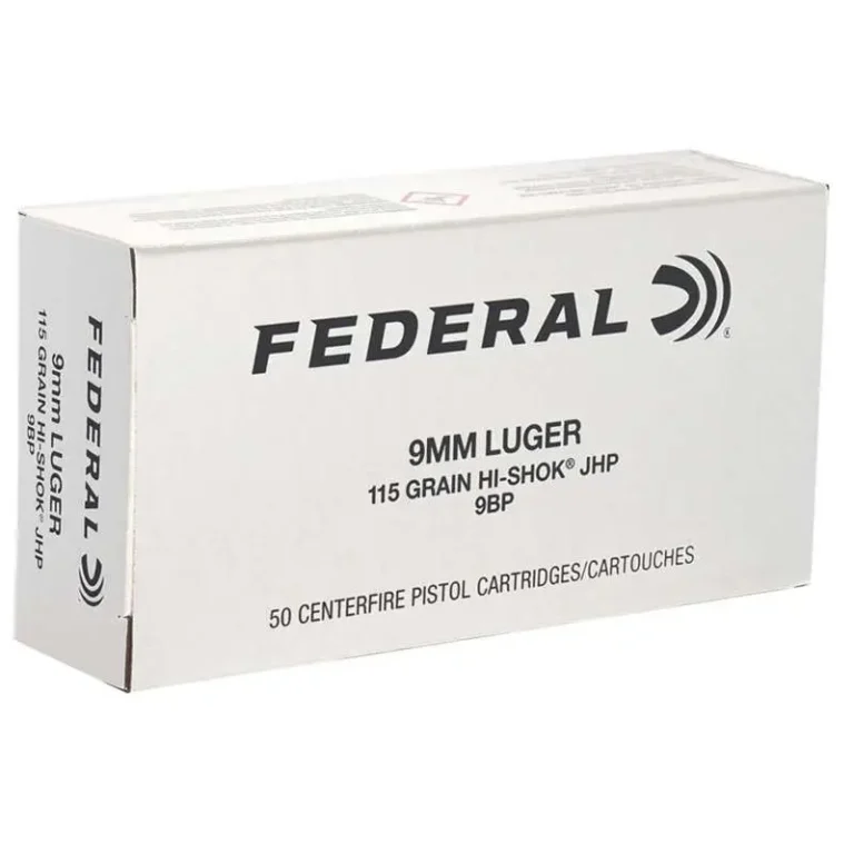 Federal LE 115gr. 9mm Hi-Shok JHP Ammo 50rd/bx Federal LE 115gr. 9mm Hi-Shok JHP Ammo 50rd/bx