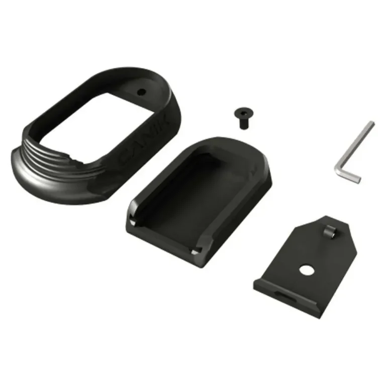 CANIK COMPETITION ALUMINUM MAG-WELL WITH SMALL FINGER TP9 ELITE/COMBAT CANIK COMPETITION ALUMINUM MAG-WELL WITH SMALL FINGER TP9 ELITE/COMBAT