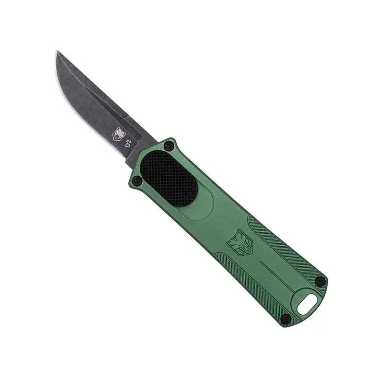 Cobratec CALI 952 TANTO OTF, 1.75″ D2, OD Green Cobratec CALI 952 TANTO OTF, 1.75″ D2, OD Green