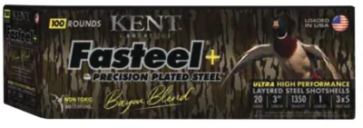 Fasteel + Bayou Blend Precision Plated Steel 20ga 3″ 1oz 3×5 100/RD