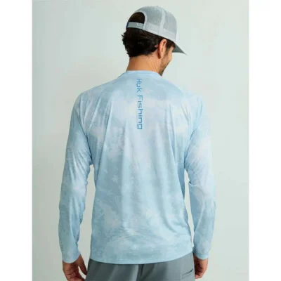 HUK PURSUIT MOSSY OAK PRINTED LS CREW MOE SW BONEFISH LS XL