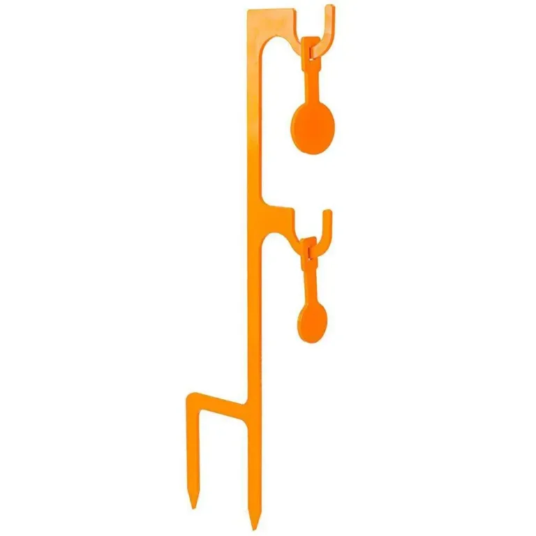 Impact Steel Double Hanger Stake & Two Targets Rimfire Orange Box