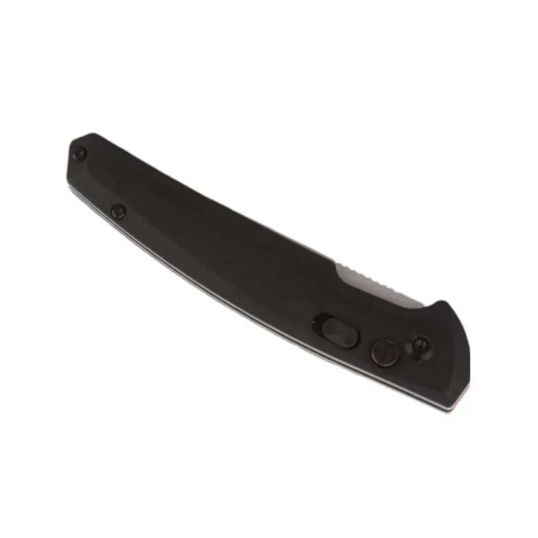 Telum Tactical Knife Glaive Black Automatic 4in D2 Blade Telum Tactical Knife Glaive Black Automatic 4in D2 Blade