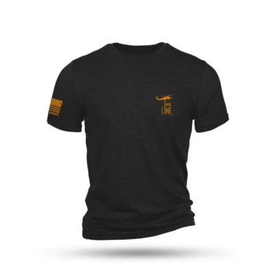 Nine Line UFO Squatch Black Triblend T-Shirt/ Large