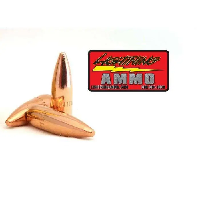 Lightning Ammo 22 Cal .224 55 gr FMJ-BT w/c 500rd/Box Lightning Ammo 22 Cal .224 55 gr FMJ-BT w/c 500rd/Box