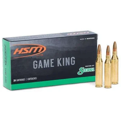 HSM GameKing 35 Whelen 225 gr SBT GameKing 20 Rounds Ammo