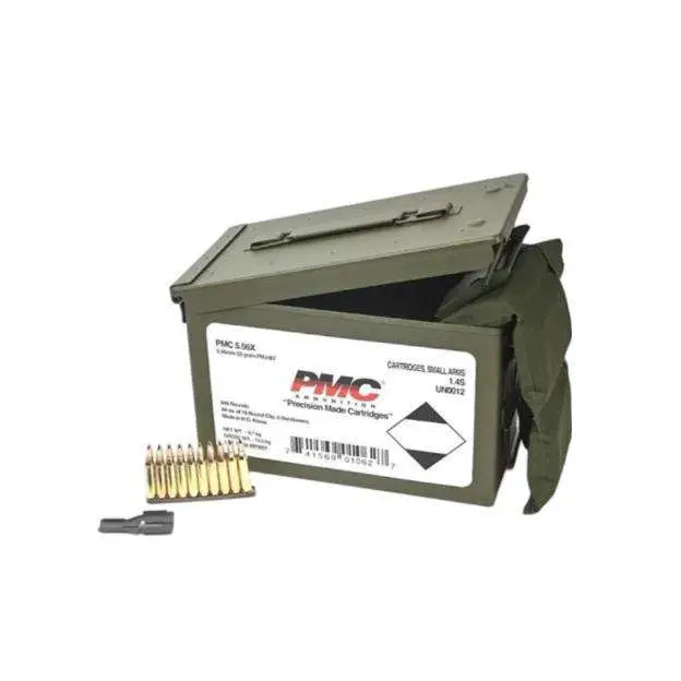 5.56mm NATO 55gr FMJBT W/Bandoleer 840 RD Metal Box (2-Metal Boxes) 1680 RD
